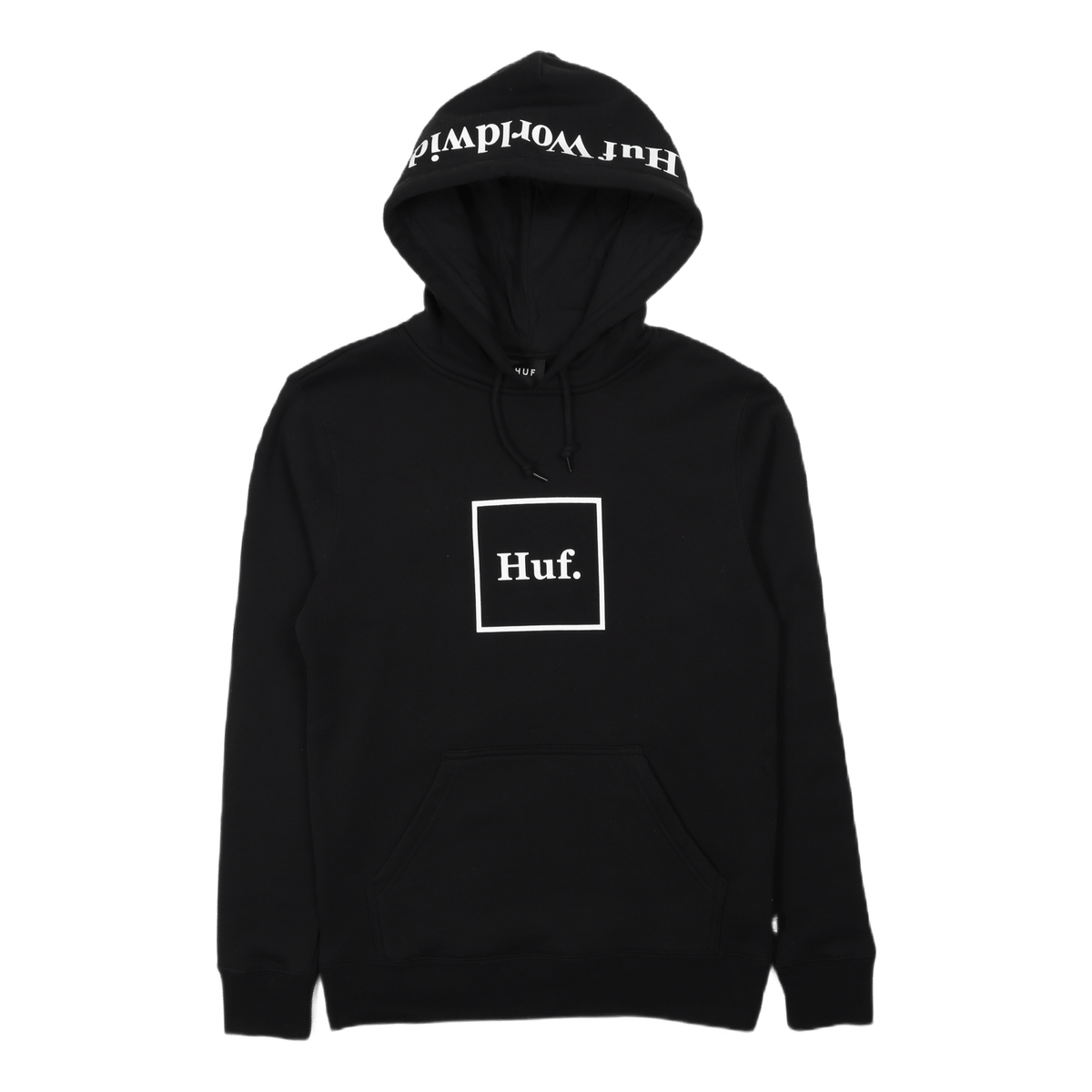 Essentials Box Logo P/o Hoodie Black