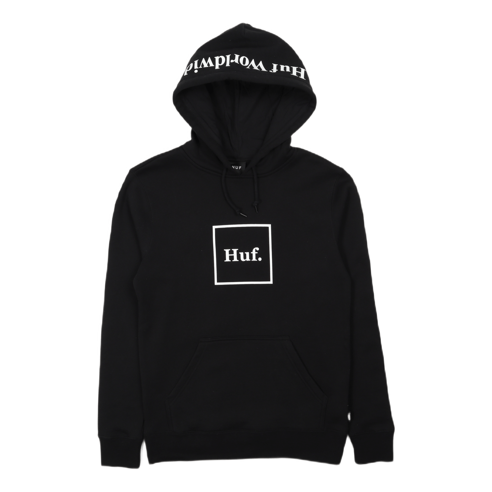 Essentials Box Logo P/o Hoodie Black