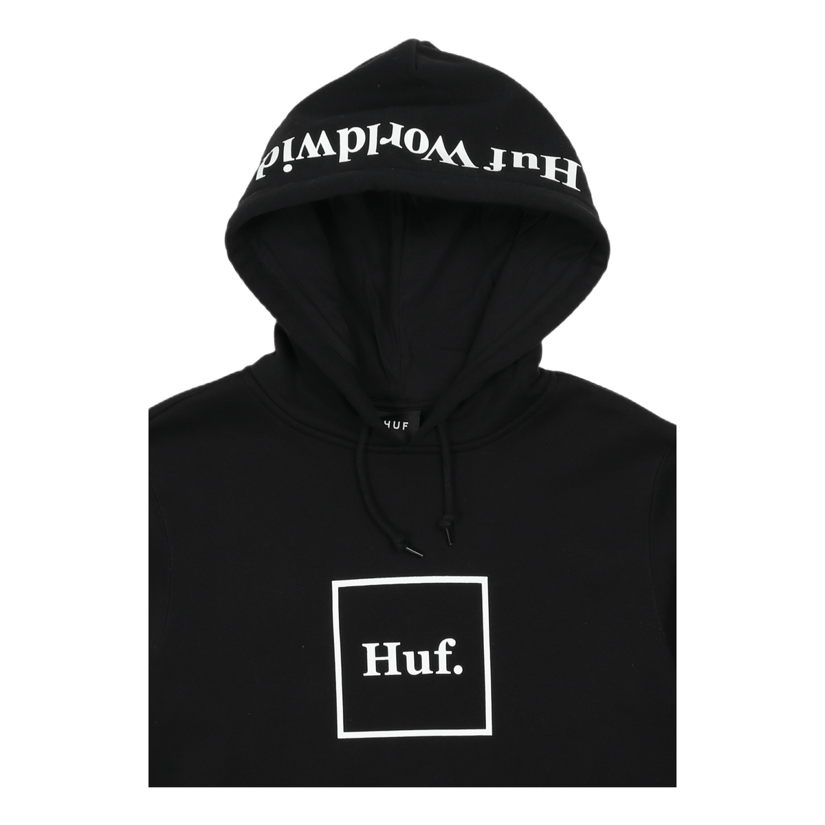 Essentials Box Logo P/o Hoodie Black