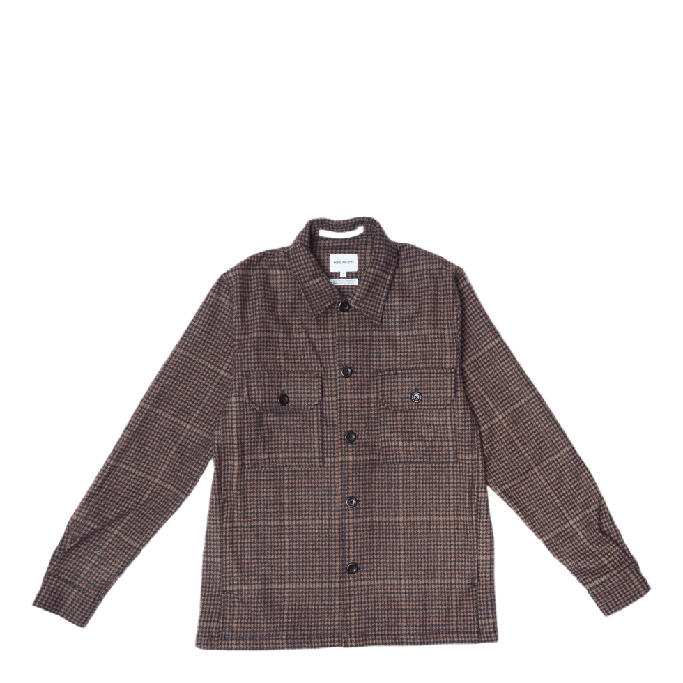 Kyle Wool Utility Khaki Check