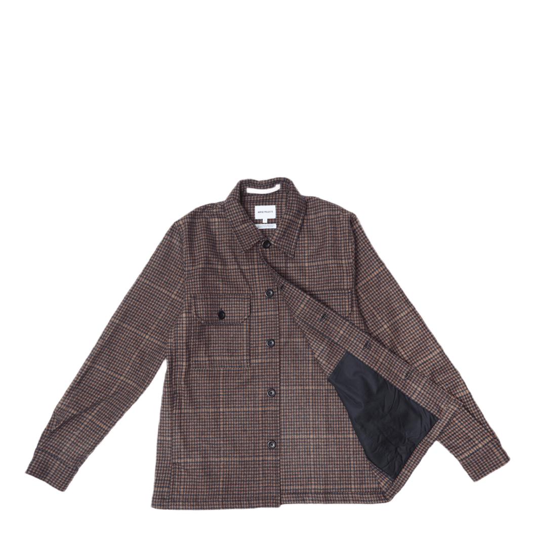 Kyle Wool Utility Khaki Check