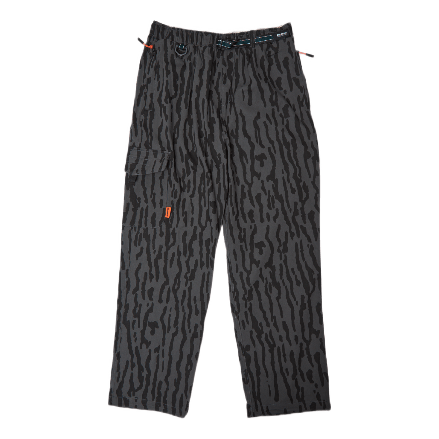 Bark Camo Cargo Pants Black