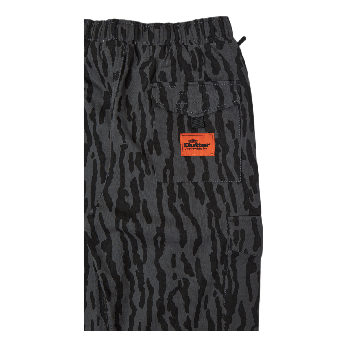 Bark Camo Cargo Pants Black