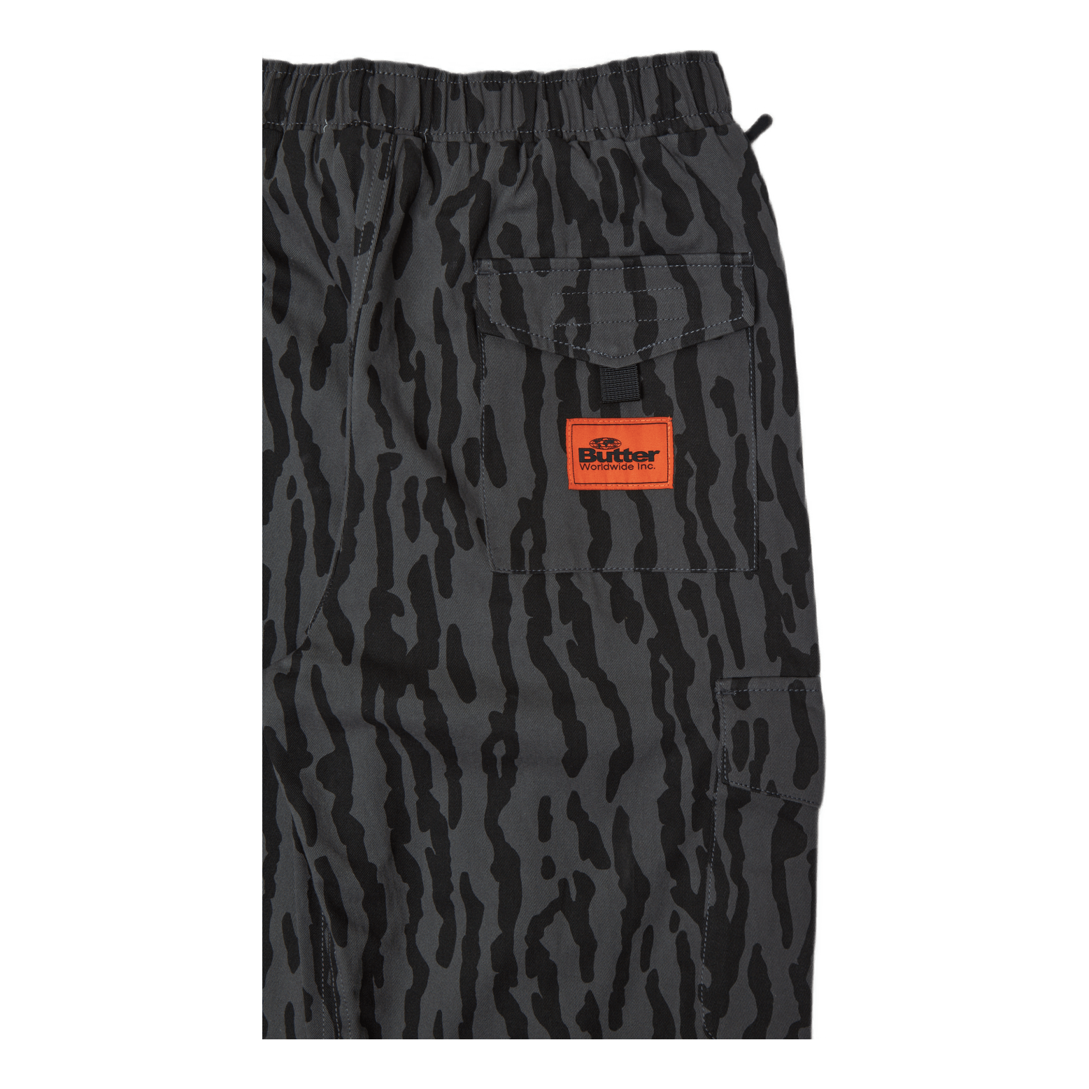 Bark Camo Cargo Pants Black