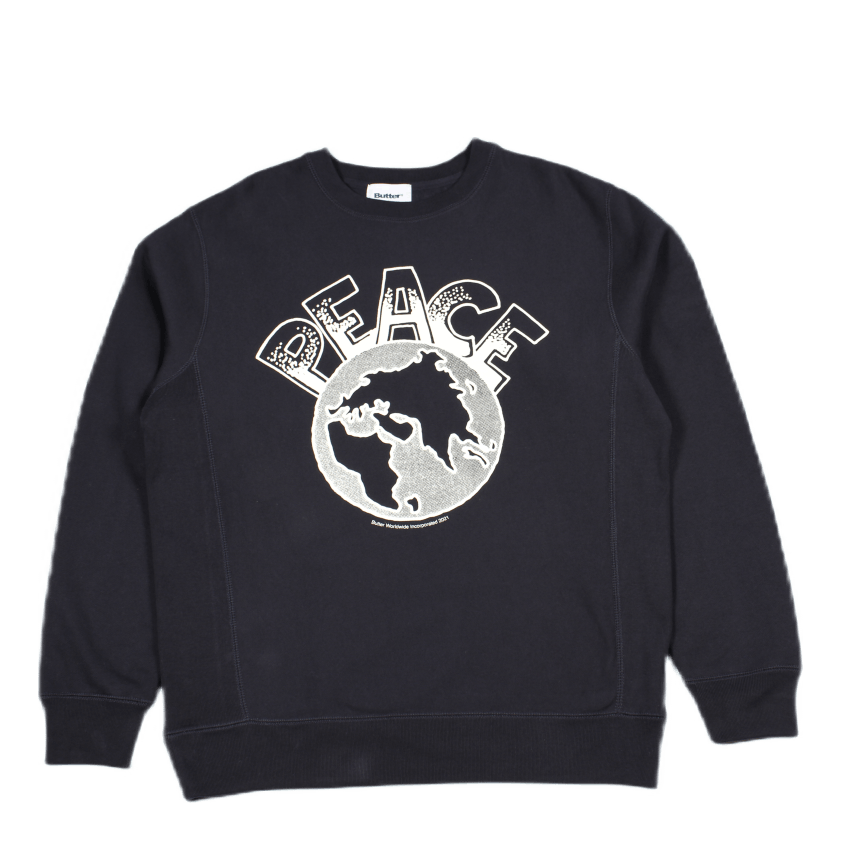 Peace Crewneck Sweatshirt Navy
