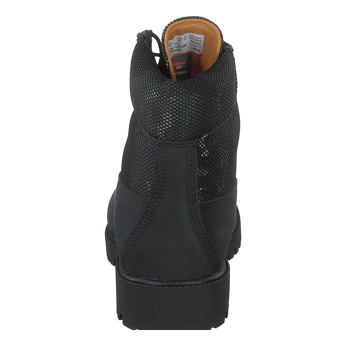 6" Heritage Textile Quarter Wp Black