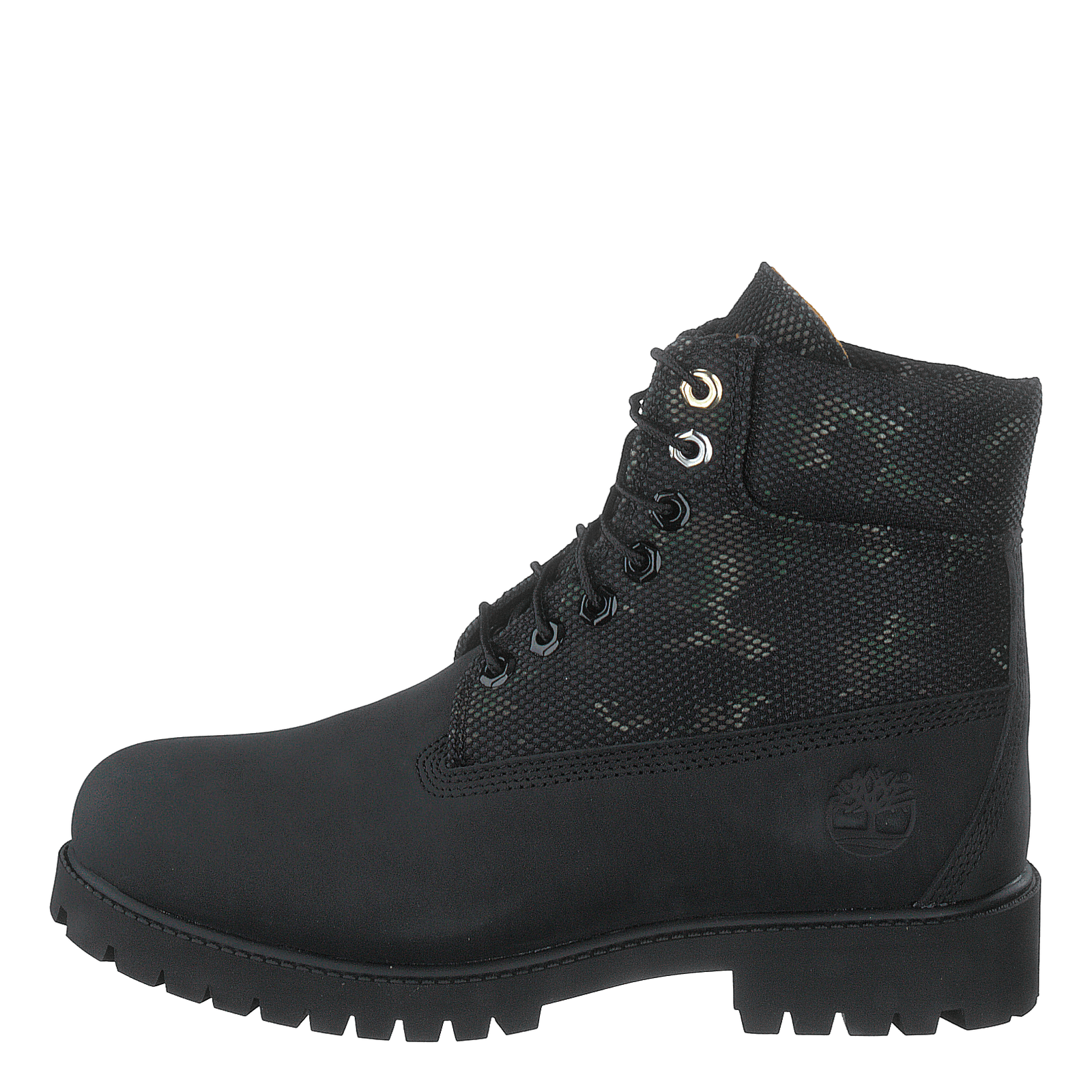 6" Heritage Textile Quarter Wp Black