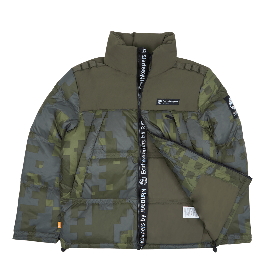 Raeburn X Ek+ Puffer Jacket Ao Digi Camo Aop