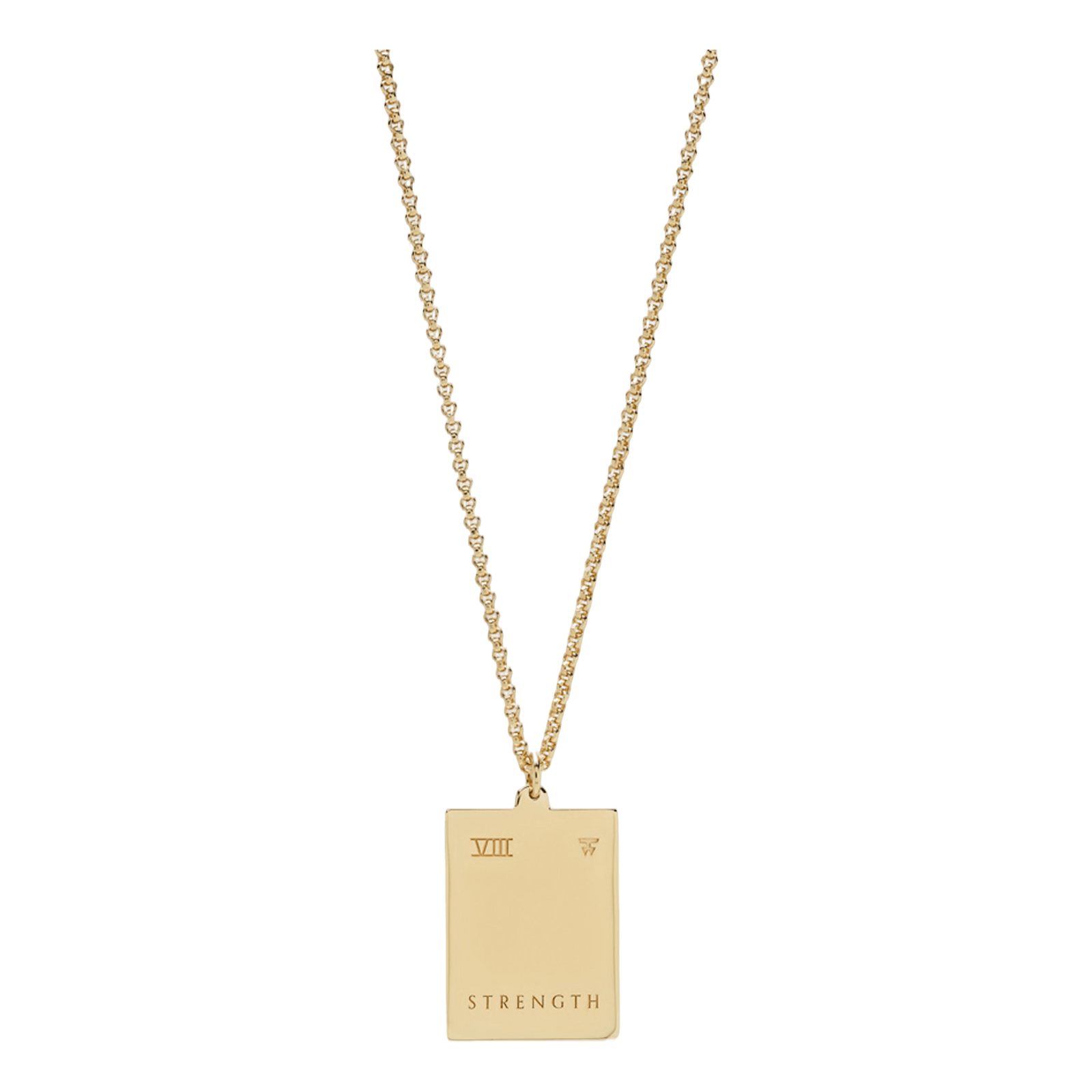Tarot Strength Pendant Gold 925 Sterling Silver / 9k Gold
