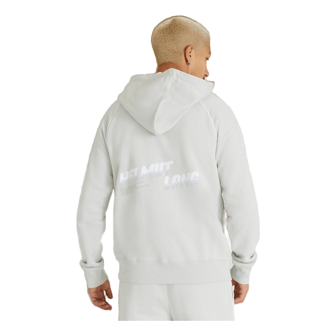 Raglan Hoodie.loose Smoke