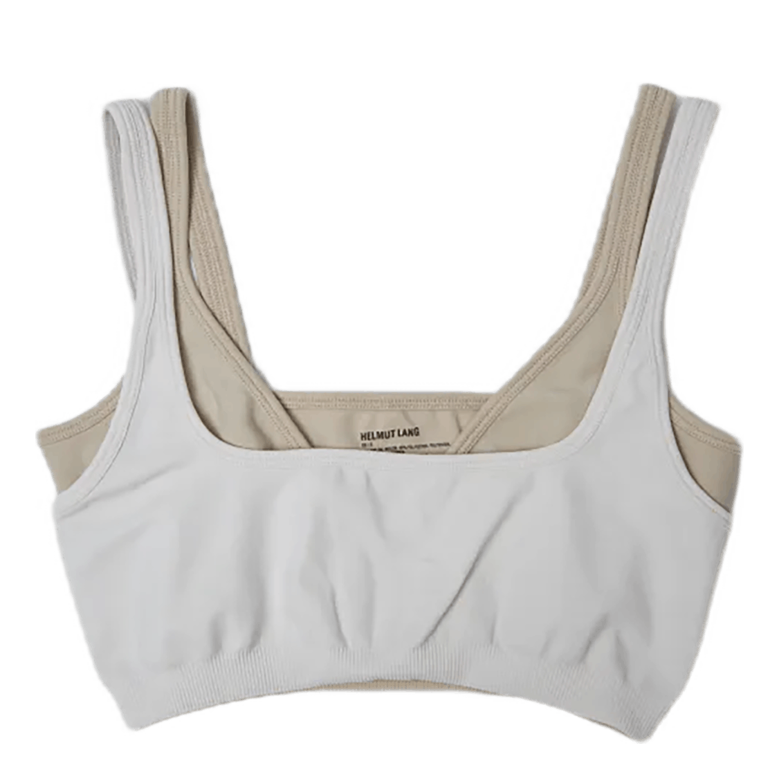 Colorblock Bra.seaml Muslin/sandstorm