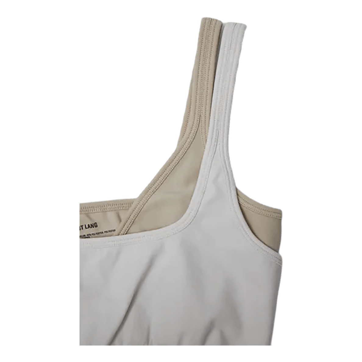 Colorblock Bra.seaml Muslin/sandstorm