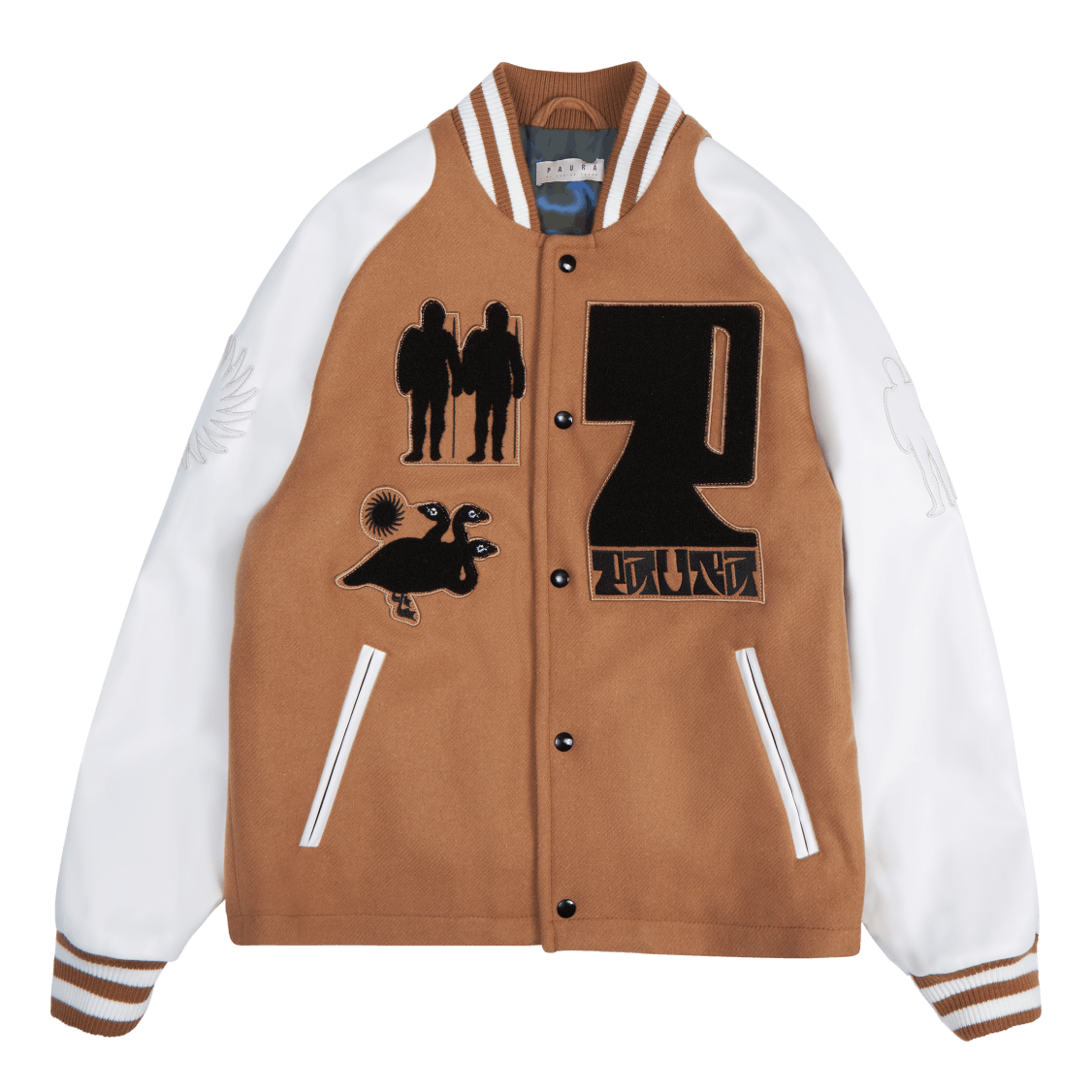 Thomas Jacket Camel-white