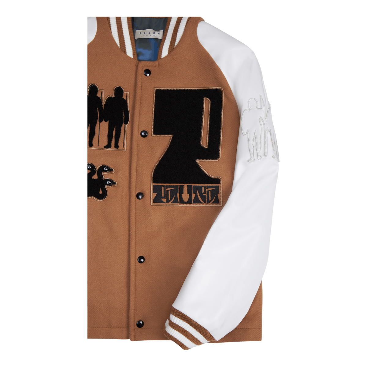 Thomas Jacket Camel-white
