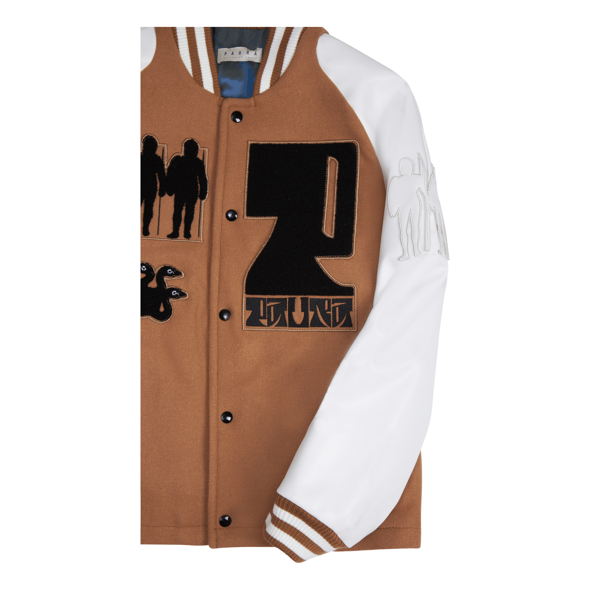 Thomas Jacket Camel-white