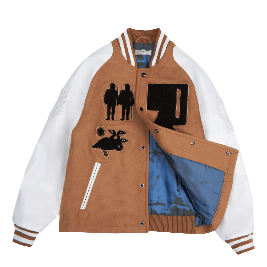 Thomas Jacket Camel-white