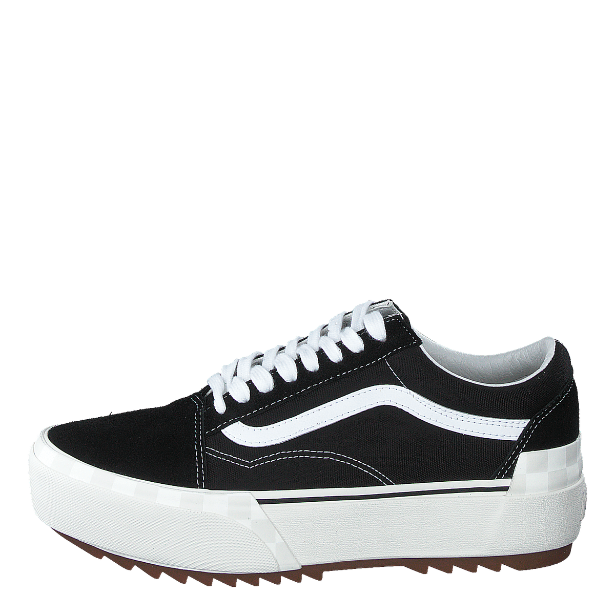 Ua Old Skool Stacked (suedecanvas)blkblncdblnc