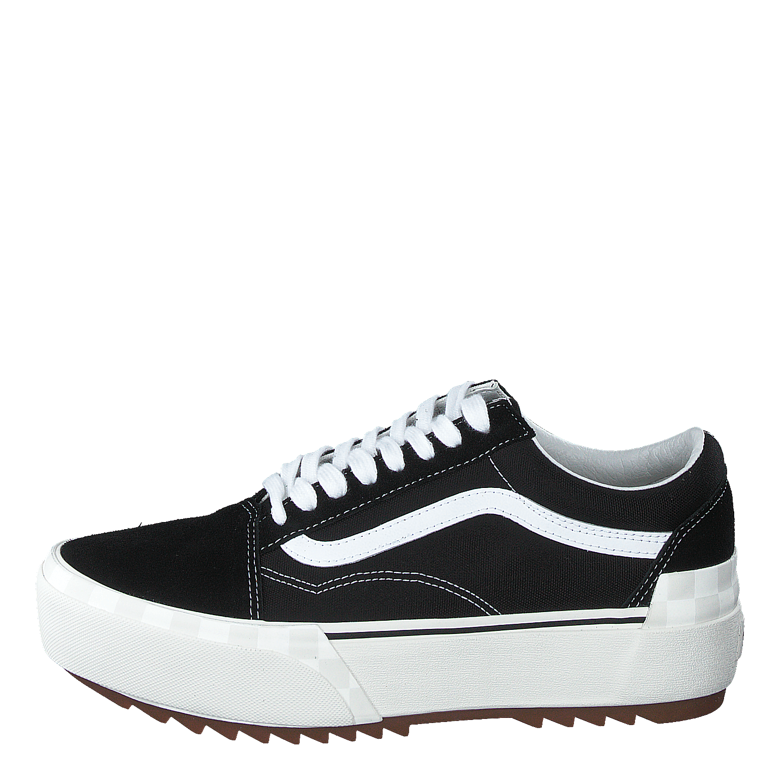 Ua Old Skool Stacked (suedecanvas)blkblncdblnc