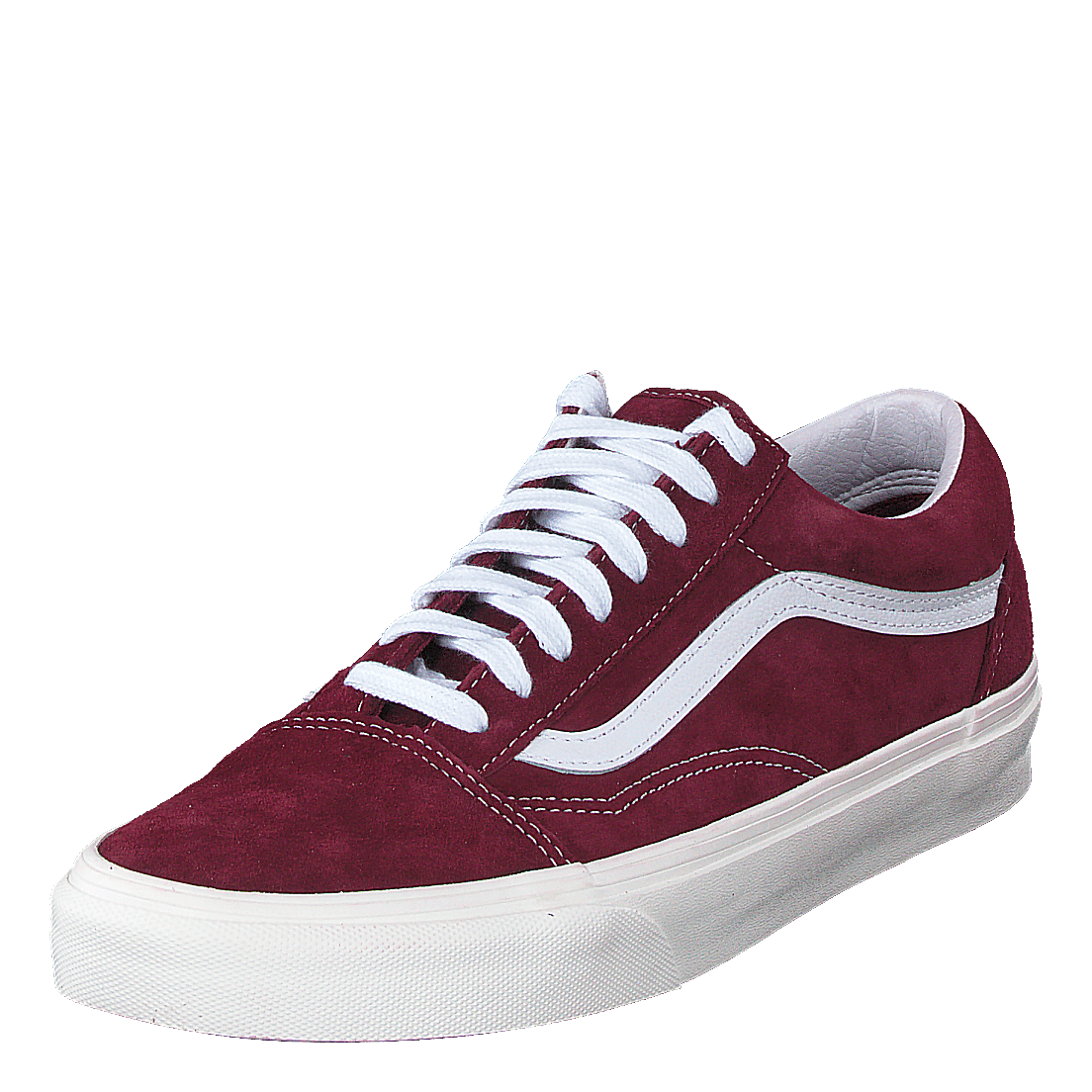 Red pig hot sale suede vans