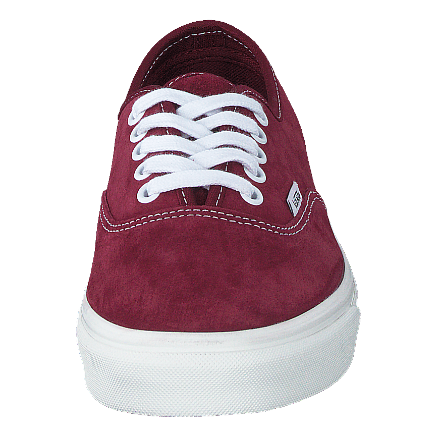 Ua Authentic (pig Suede)pomegrntsnwwht