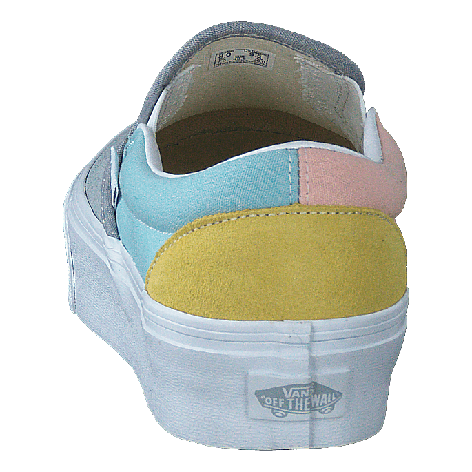 Ua Classic Slip-on Platform (color Block)pastel/trwht
