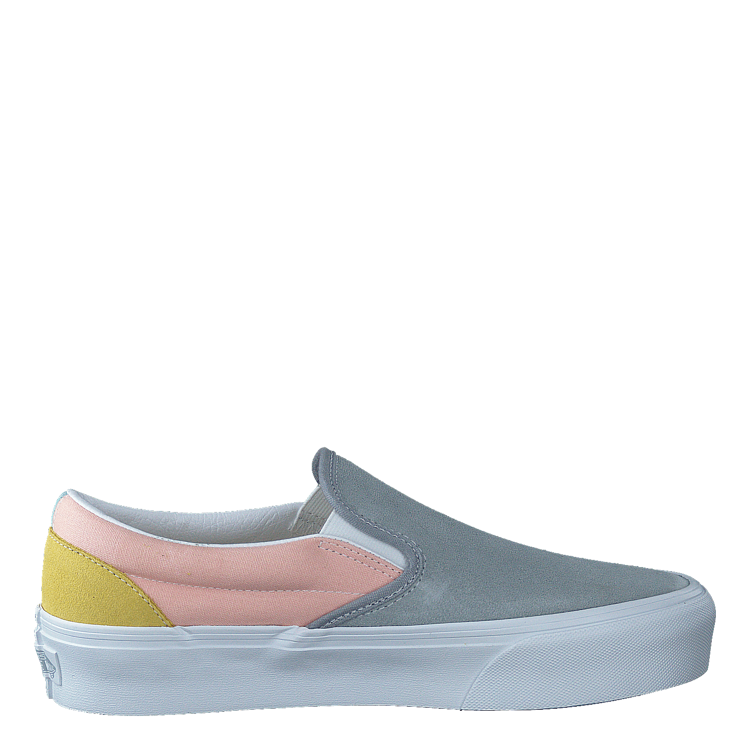 Vans Ua Classic Slip on Platform color Block pastel trwht Caliroots