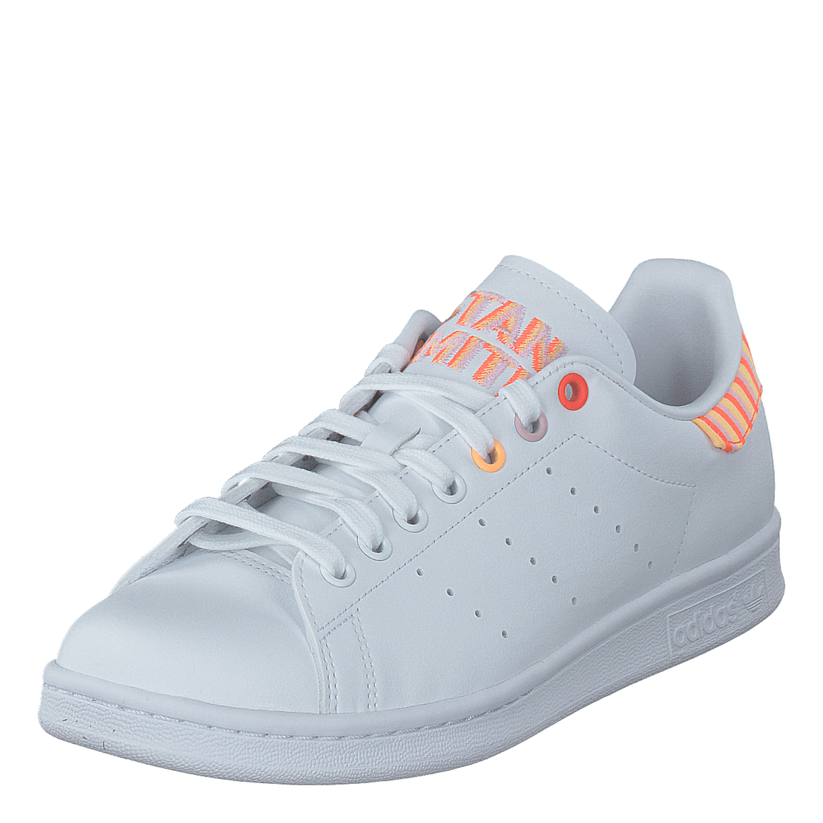 Stan smith white pink red hotsell
