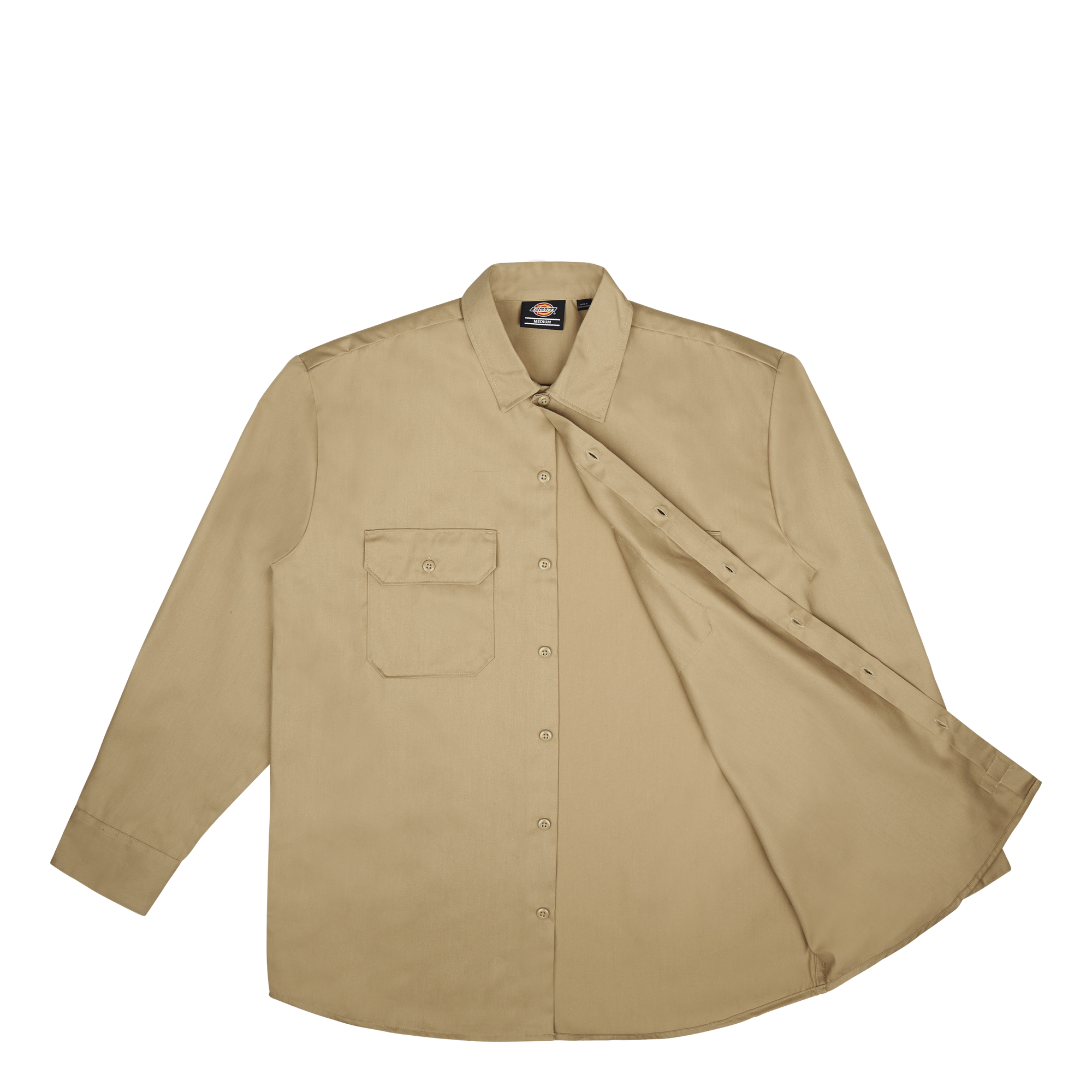 Dickies Long Sleeve Work Shirt Khaki