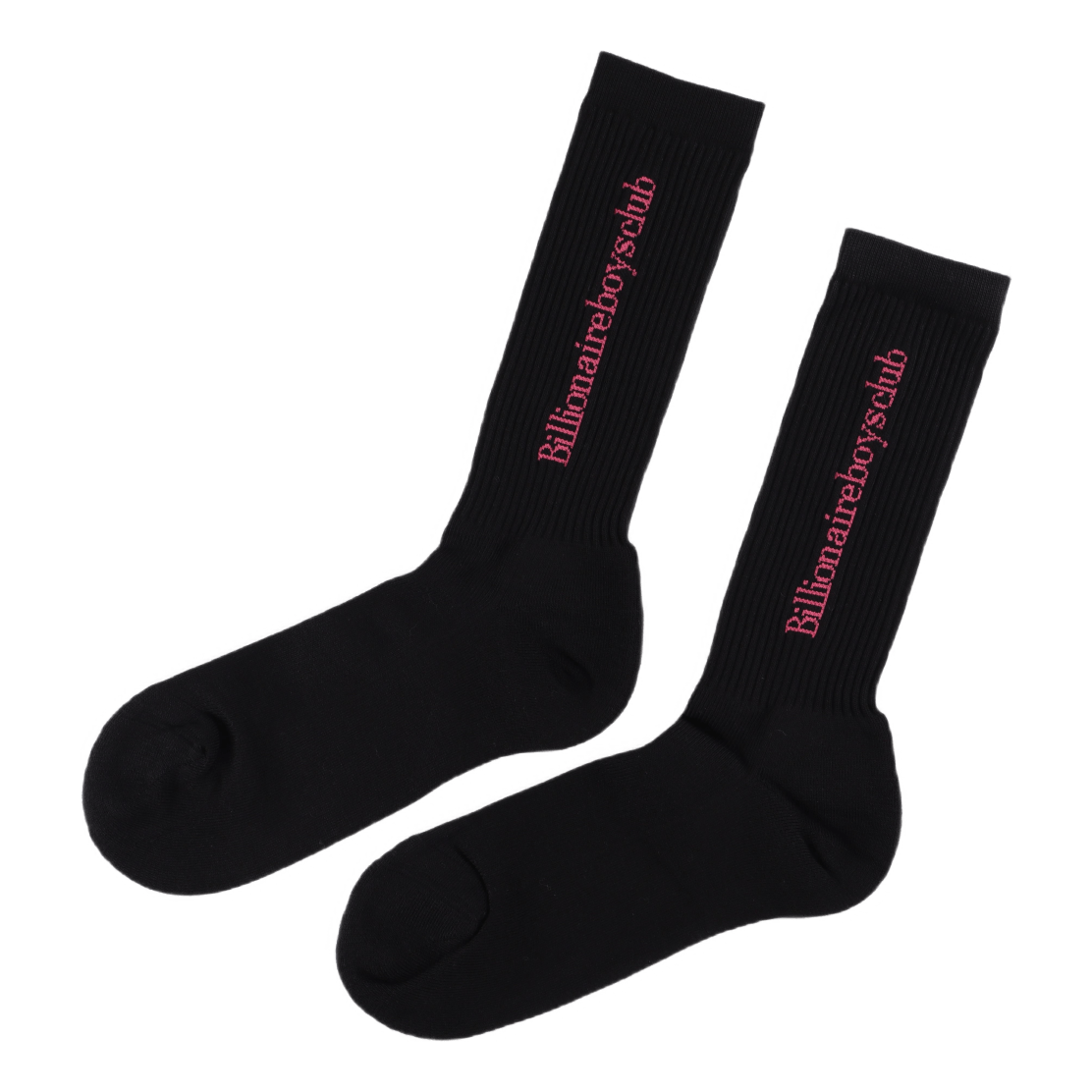 Serif Logo Socks Black