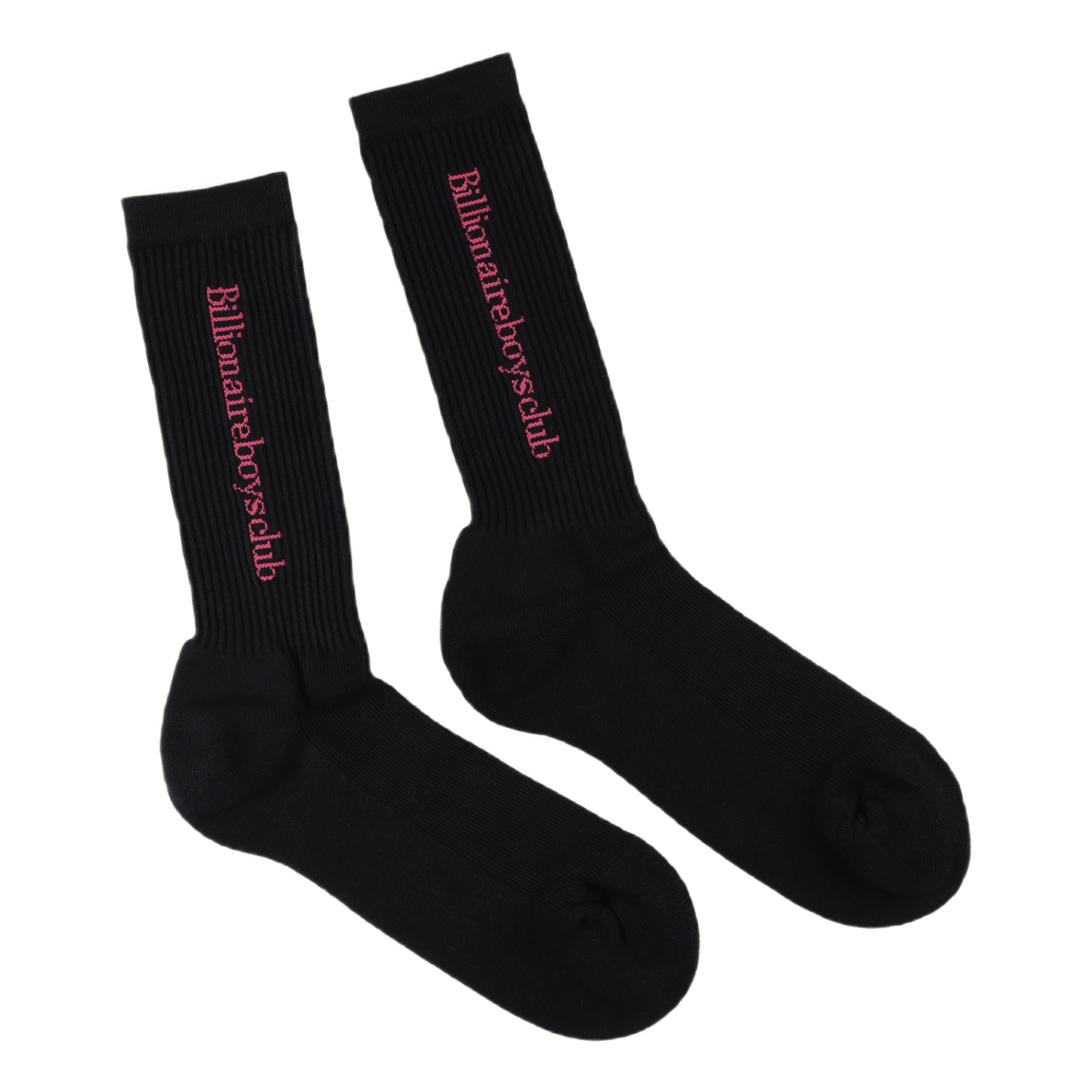 Serif Logo Socks Black