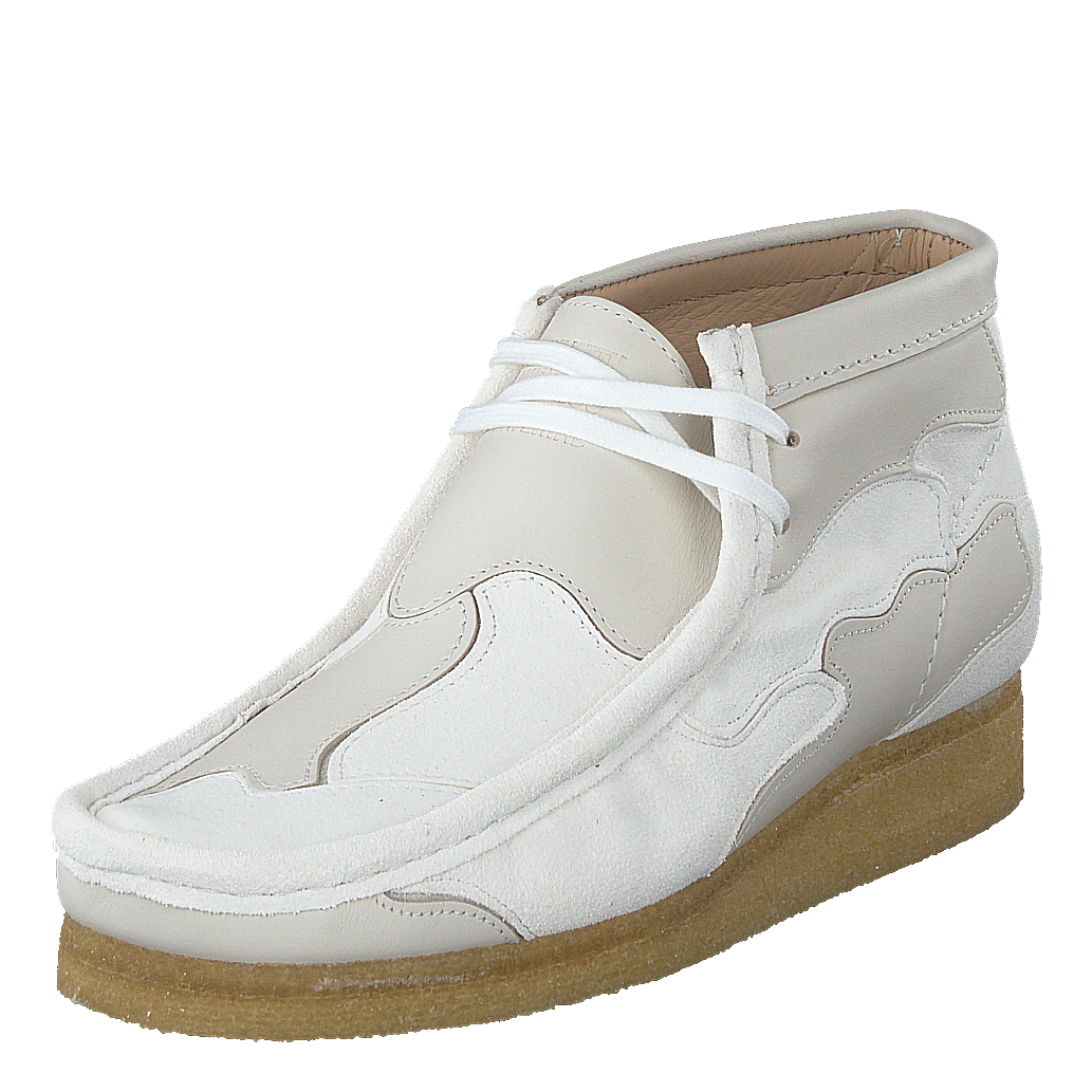 Clarks Originals Wallabee Patch White Combi Caliroots