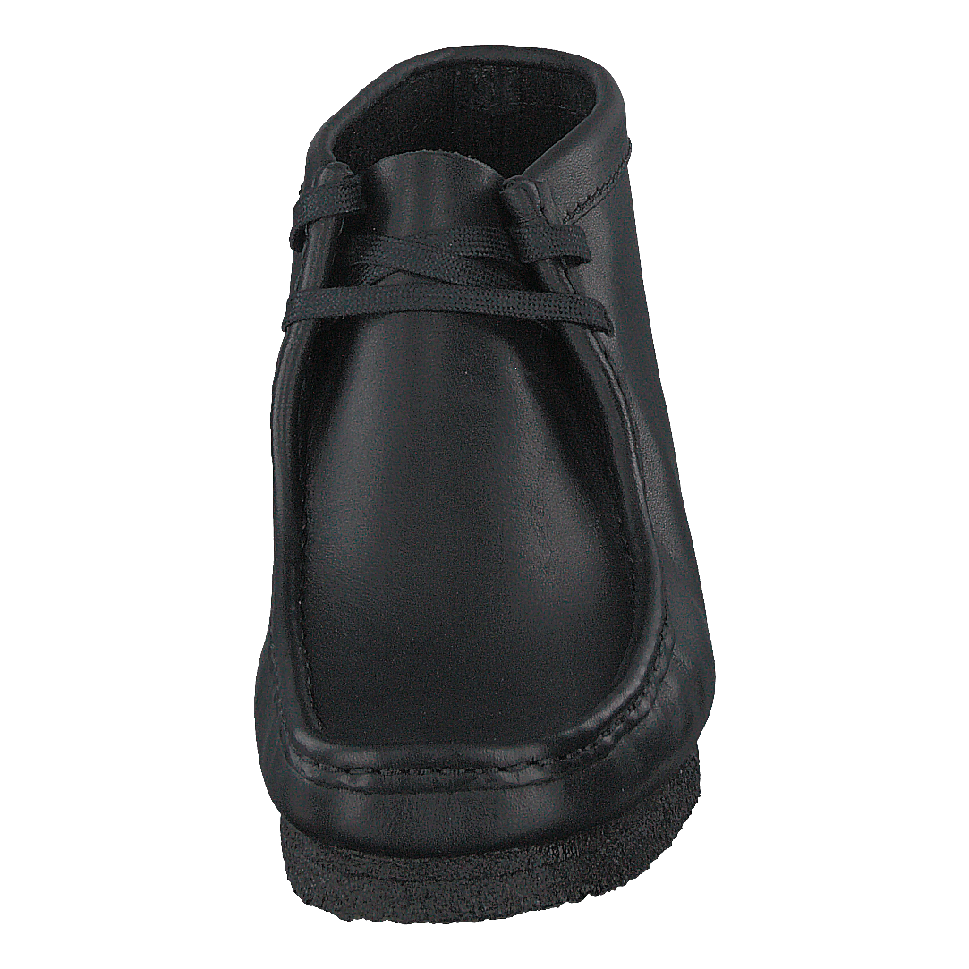 Clarks wallabee boot mens best sale black leather