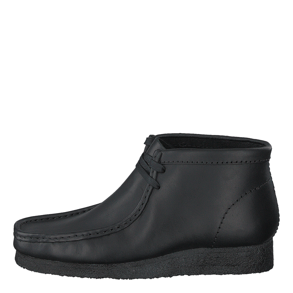 Clarks wallabee deals boot black leather