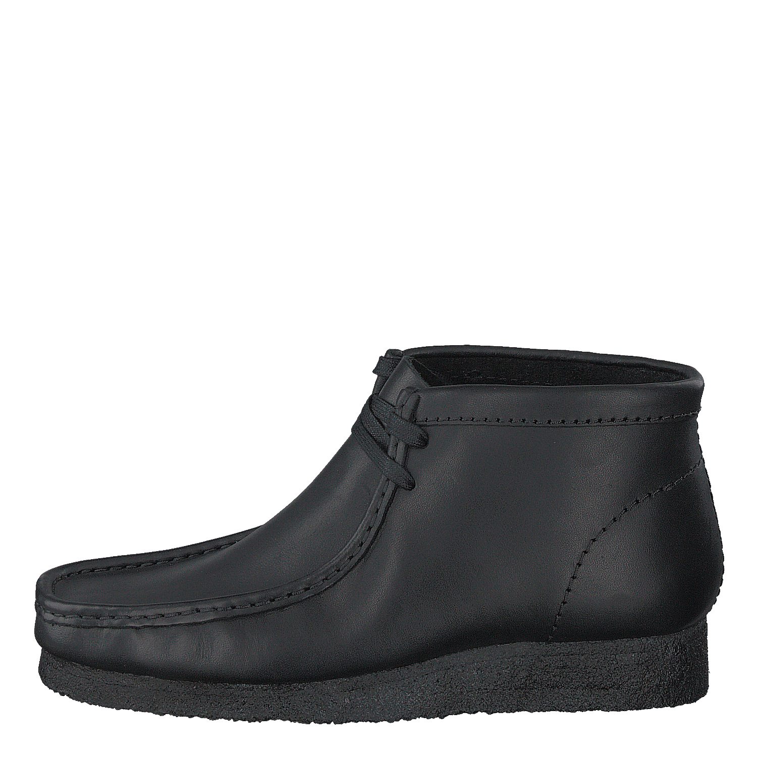 Black leather clearance clarks wallabee