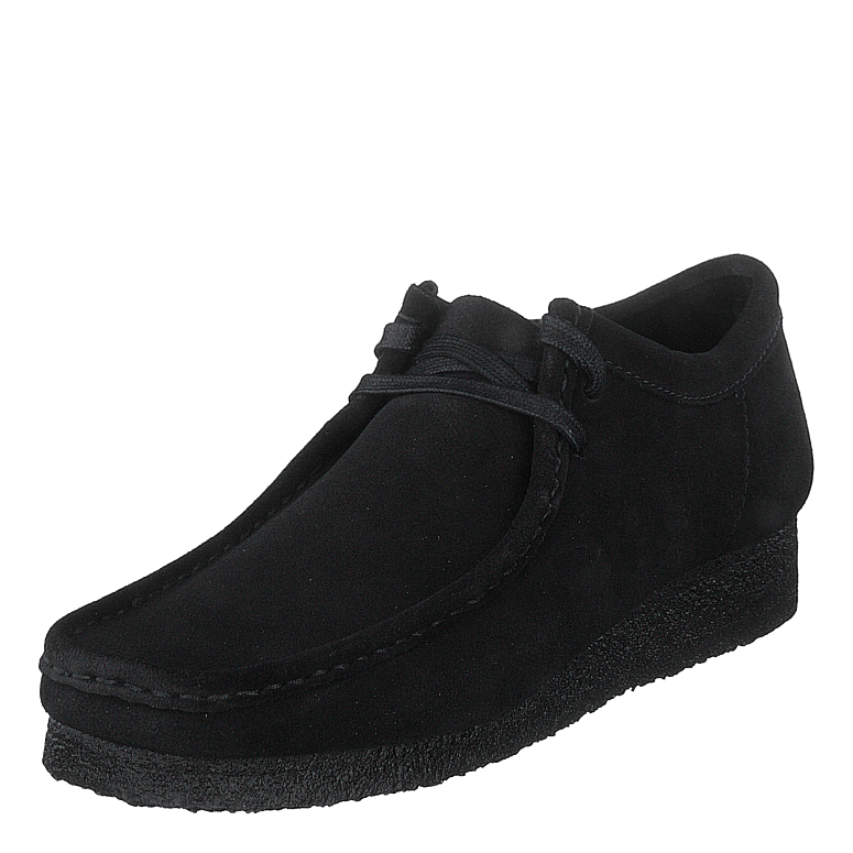 Black suede shop wallabee boots