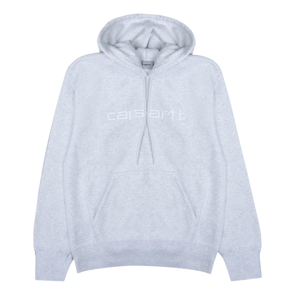 Hooded Carhartt Sweat Ash Heather / White