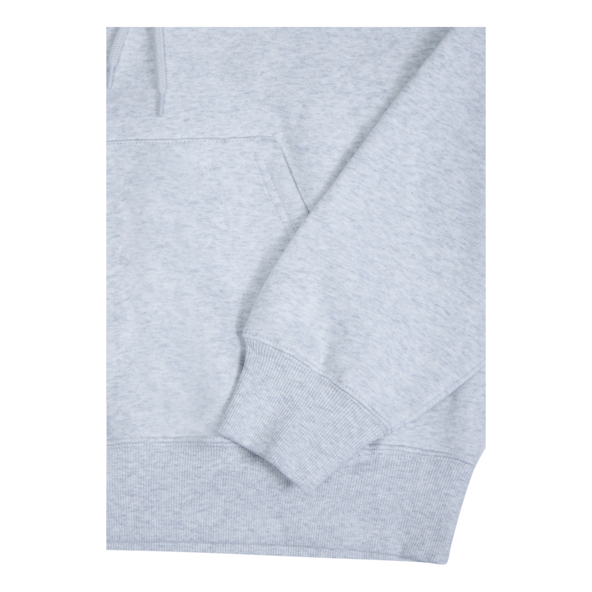 Hooded Carhartt Sweat Ash Heather / White