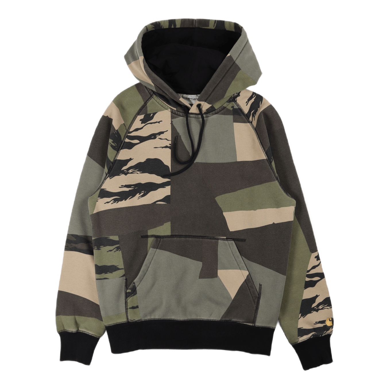 Hooded Chase Sweat Camo Mend / Gold