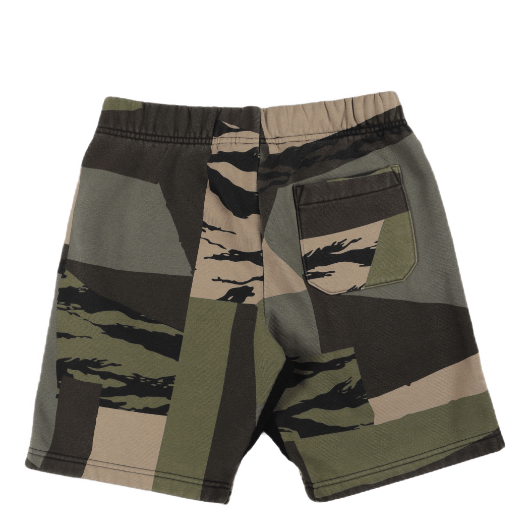 Chase Sweat Short Camo Mend / Gold