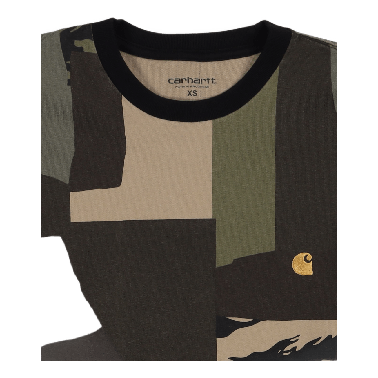 L/s Chase T-shirt Camo Mend / Gold