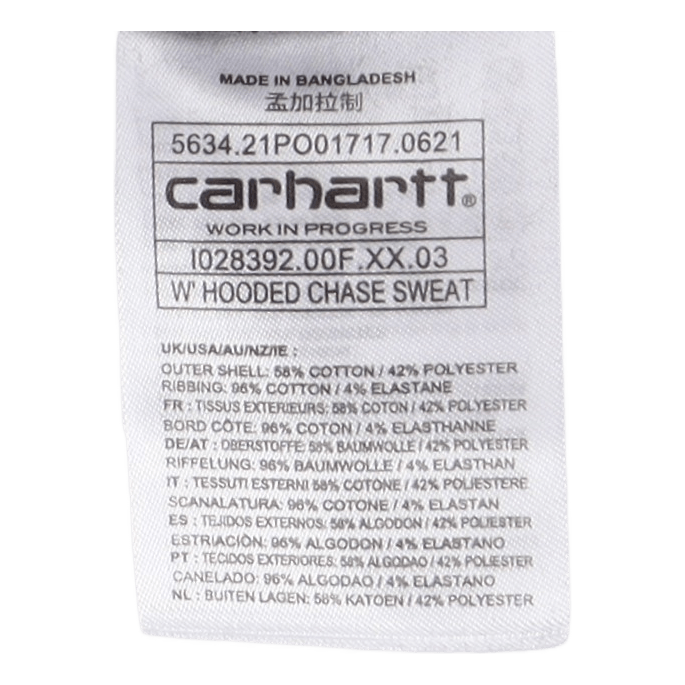 W' Hooded Chase Sweat Black / Gold