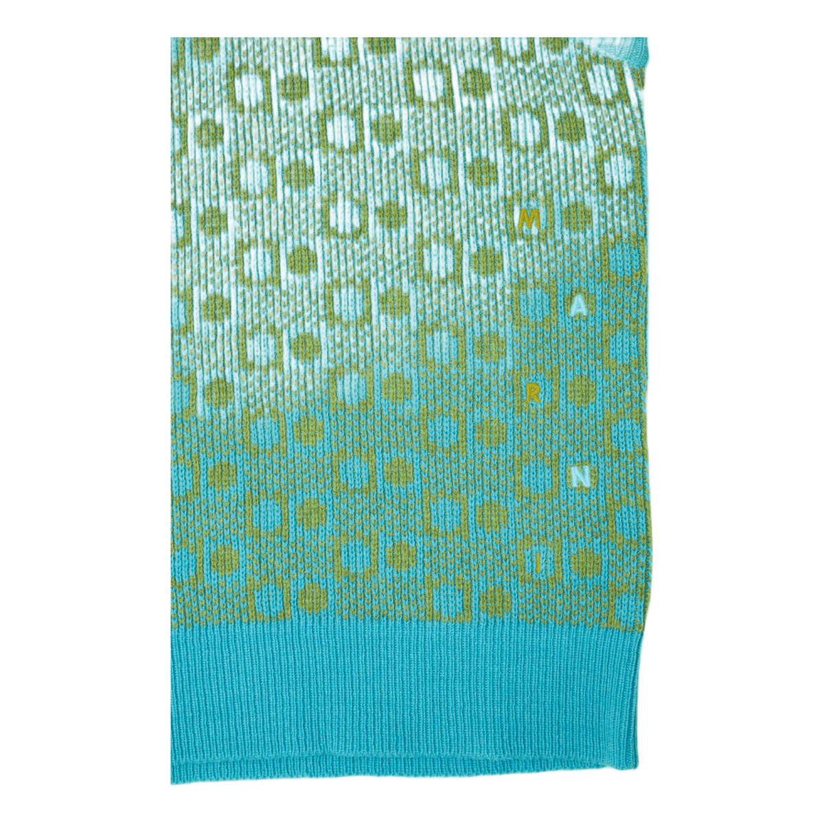 Maglia Collo V Turquoise