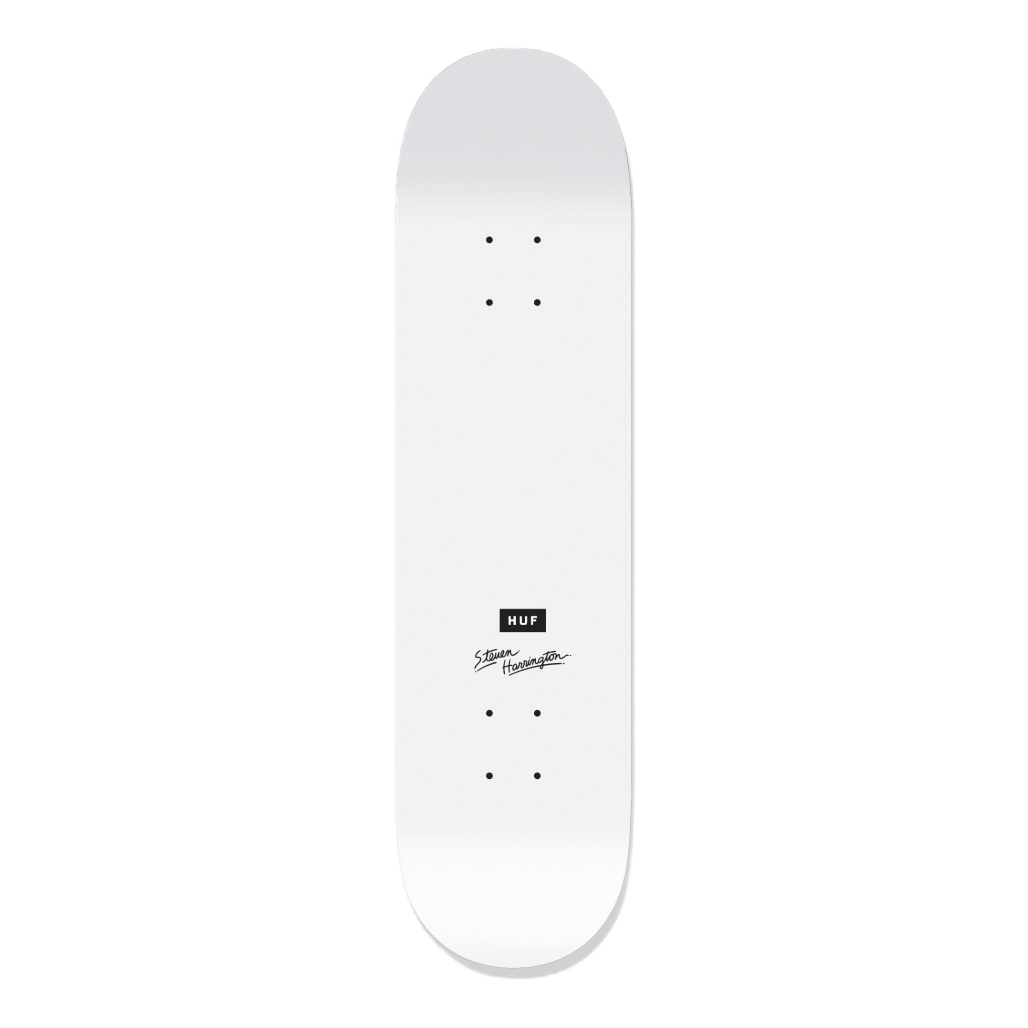 Huf X Steven Harrington Deck White