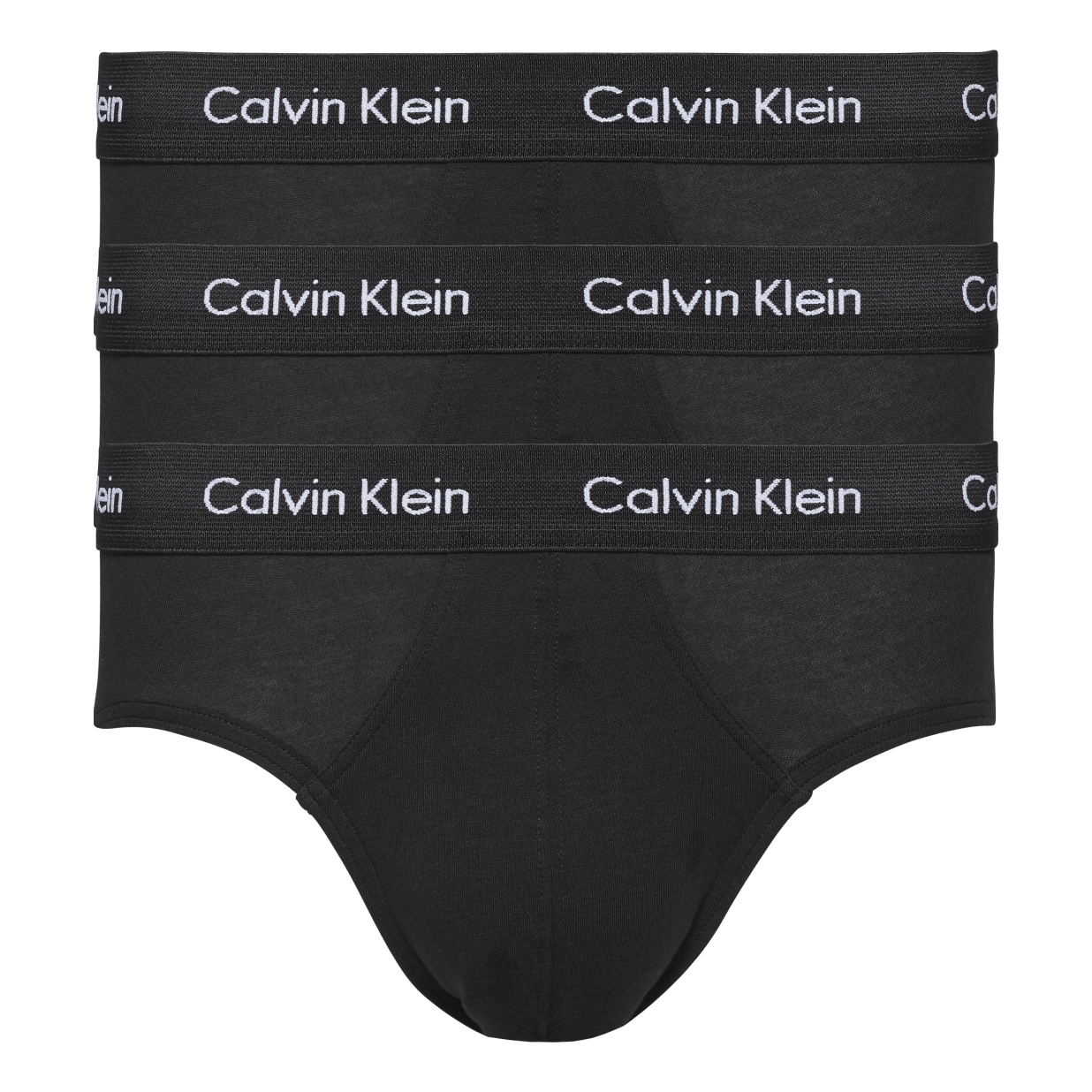 Cotton Stretch 3P Hip Brief Black