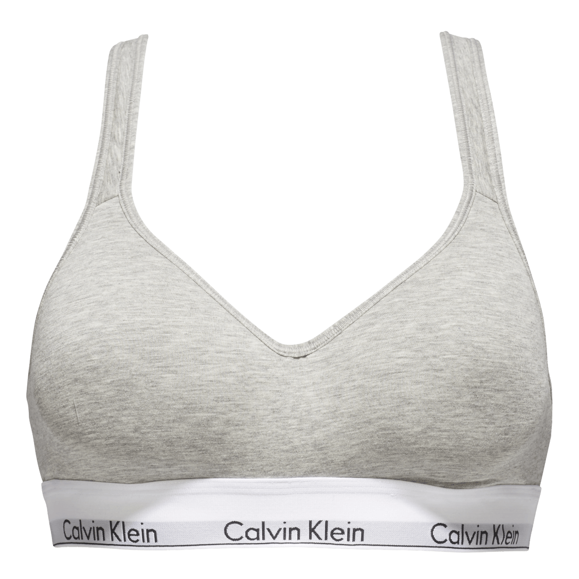 Womens Calvin Klein grey Padded Logo Bralette | Harrods # {CountryCode}