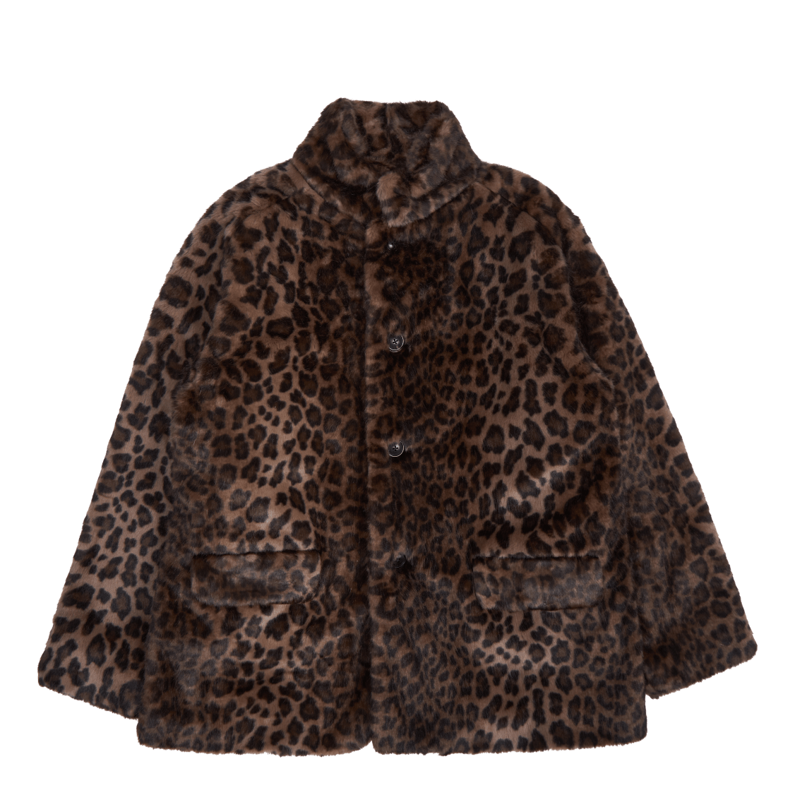 Needles S.c. Car Coat - Faux F Brown