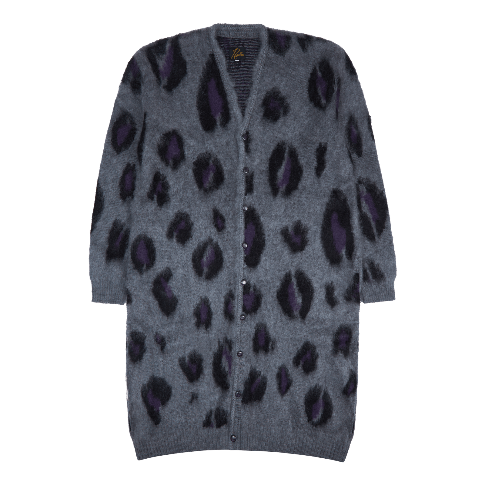 Needles Mohair Long Cardigan - Grey