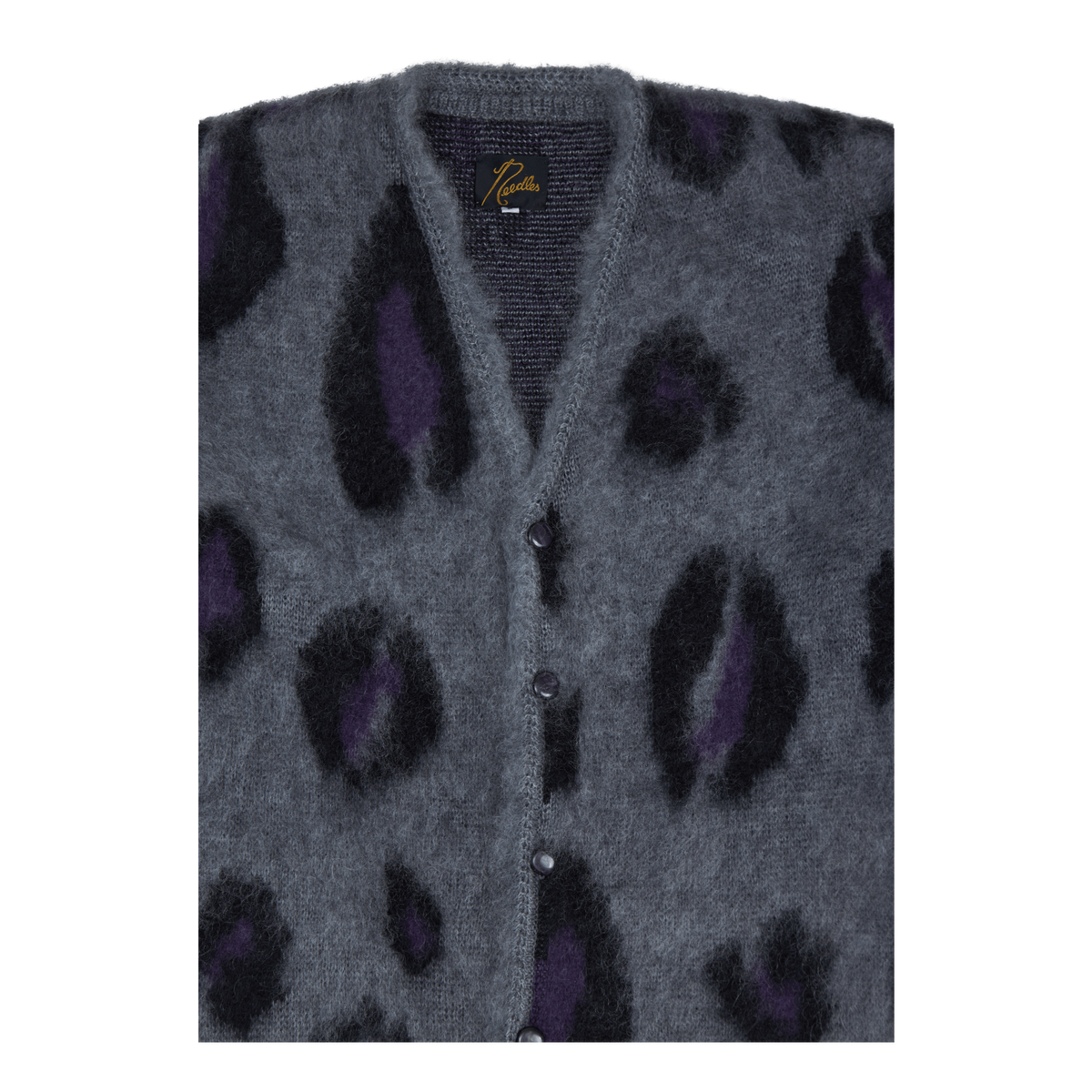 Needles Mohair Long Cardigan - Grey