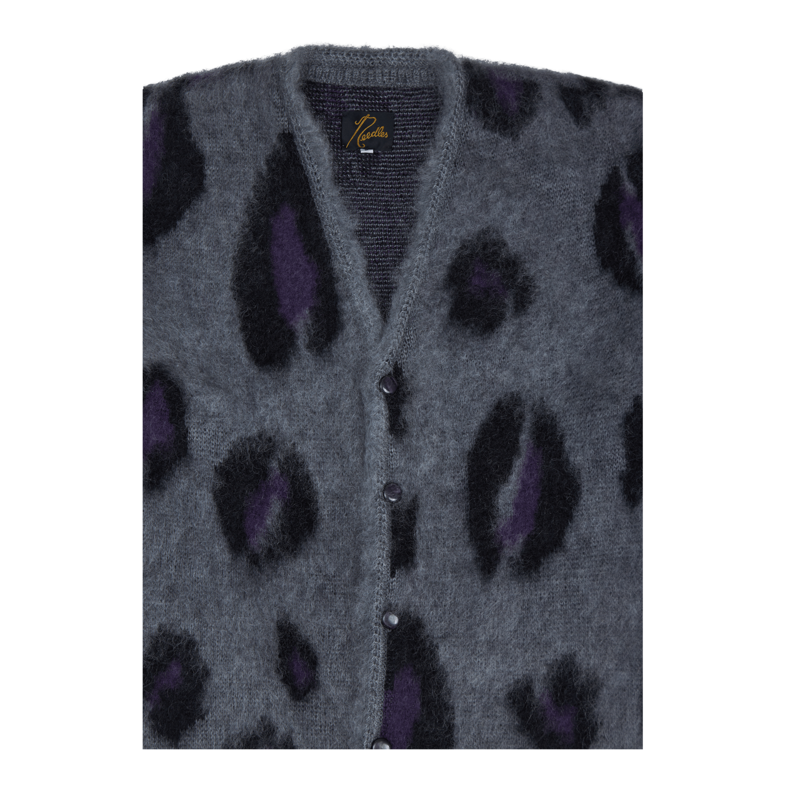 Needles Mohair Long Cardigan - Grey