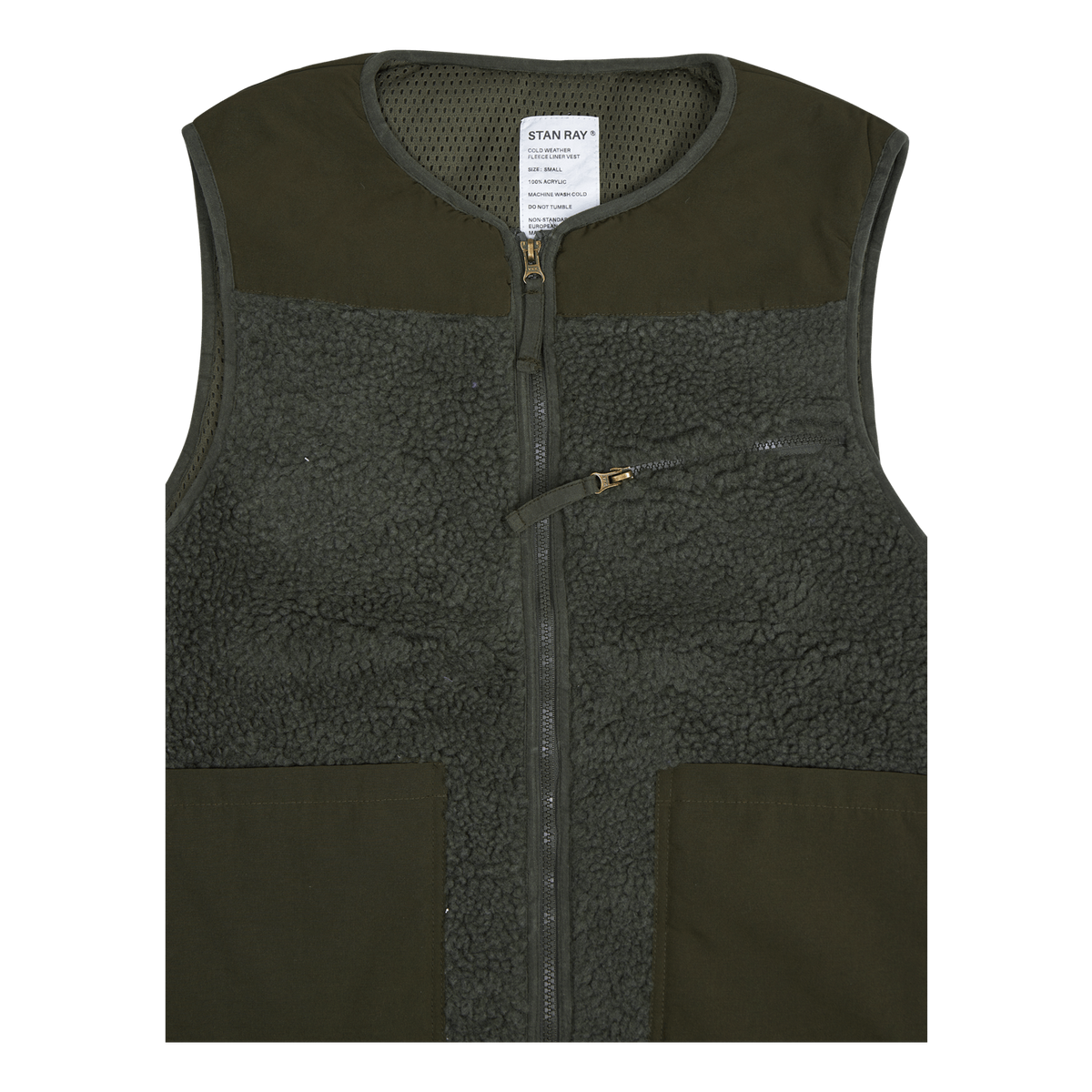 Fleece Layer Vest Olive